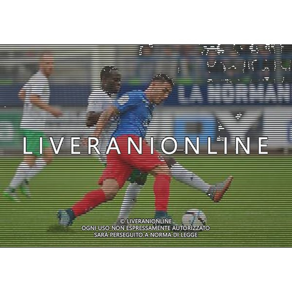 Andy DELORT / Ismael Tiemoko DIOMANDE - 04.10.2015 - Caen / St Etienne - 9e journee de Ligue 1 Photo: Dave Winter / Icon Sport AG ALDO LIVERANI SAS ONLY ITALY