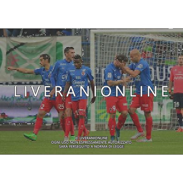 Joie Andy DELORT - 04.10.2015 - Caen / St Etienne - 9e journee de Ligue 1 Photo: Dave Winter / Icon Sport AG ALDO LIVERANI SAS ONLY ITALY