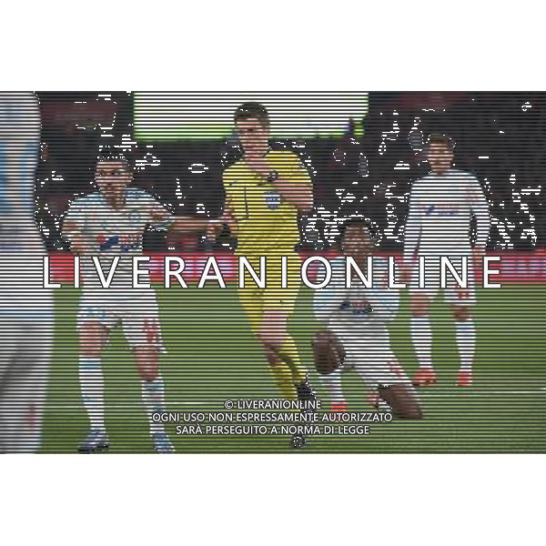Michy BATSHUAYI / Benoit BASTIEN / Remy CABELLA - 04.10.2015 - PSG / Marseille - 9eme journee Ligue 1 Photo : Nolwenn Le Gouic / Icon Sport AG ALDO LIVERANI SAS ONLY ITALY