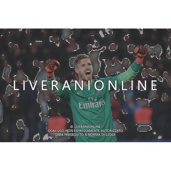 joie Kevin TRAPP - 04.10.2015 - PSG / Marseille - 9eme journee Ligue 1 Photo : Nolwenn Le Gouic / Icon Sport AG ALDO LIVERANI SAS ONLY ITALY