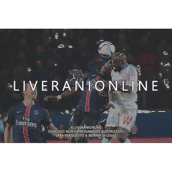 Zlatan IBRAHIMOVIC / Serge AURIER / Lassana DIARRA - 04.10.2015 - PSG / Marseille - 9eme journee Ligue 1 Photo : Nolwenn Le Gouic / Icon Sport AG ALDO LIVERANI SAS ONLY ITALY