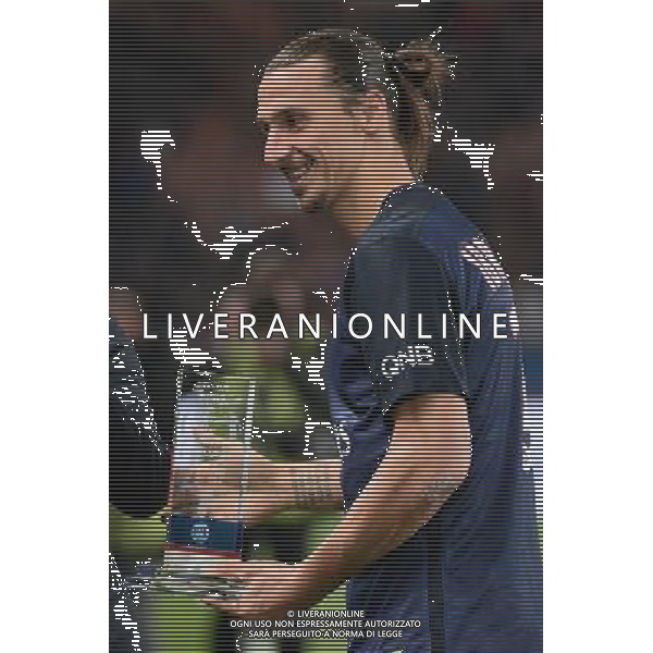 Zlatan IBRAHIMOVIC - 04.10.2015 - PSG / Marseille - 9eme journee Ligue 1 Photo : Nolwenn Le Gouic / Icon Sport AG ALDO LIVERANI SAS ONLY ITALY