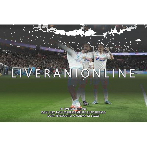 Romain ALESSANDRINI / Michy BATSHUAYI / Remy CABELLA - 04.10.2015 - PSG / Marseille - 9eme journee Ligue 1 Photo : Nolwenn Le Gouic / Icon Sport AG ALDO LIVERANI SAS ONLY ITALY