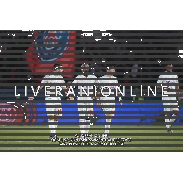 deception Romain ALESSANDRINI / Remy CABELLA / Lassana DIARRA - 04.10.2015 - PSG / Marseille - 9eme journee Ligue 1 Photo : Nolwenn Le Gouic / Icon Sport AG ALDO LIVERANI SAS ONLY ITALY
