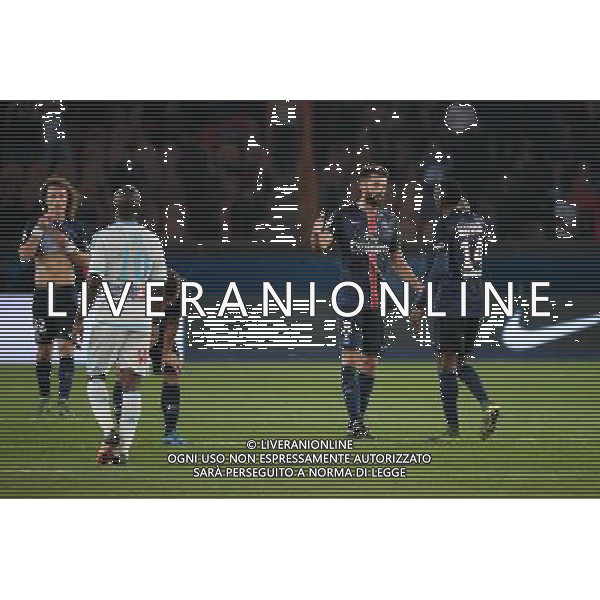 joie Thiago MOTTA - 04.10.2015 - PSG / Marseille - 9eme journee Ligue 1 Photo : Nolwenn Le Gouic / Icon Sport AG ALDO LIVERANI SAS ONLY ITALY