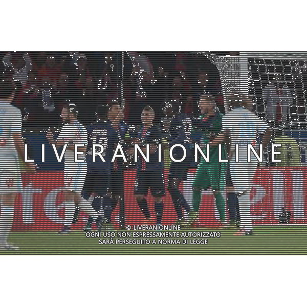 joie PSG - Kevin TRAPP - 04.10.2015 - PSG / Marseille - 9eme journee Ligue 1 Photo : Nolwenn Le Gouic / Icon Sport AG ALDO LIVERANI SAS ONLY ITALY