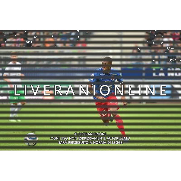 Emmanuel IMOROU - 04.10.2015 - Caen / Saint Etienne - Ligue 1 - 9e journee Photo: Dave Winter / Icon Sport AG ALDO LIVERANI SAS ONLY ITALY