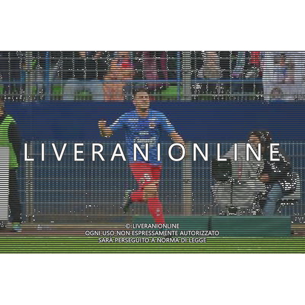 Joie Andy DELORT - 04.10.2015 - Caen / Saint Etienne - Ligue 1 - 9e journee Photo: Dave Winter / Icon Sport AG ALDO LIVERANI SAS ONLY ITALY