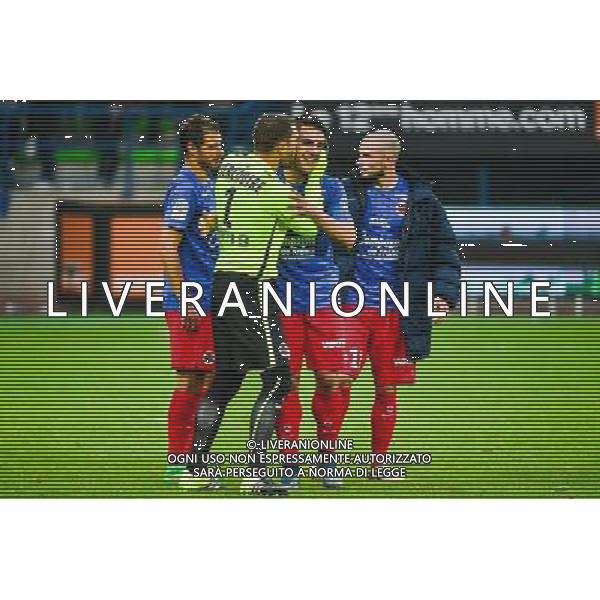 Joie Remy VERCOUTRE / Andy DELORT - 04.10.2015 - Caen / Saint Etienne - Ligue 1 - 9e journee Photo: Dave Winter / Icon Sport AG ALDO LIVERANI SAS ONLY ITALY