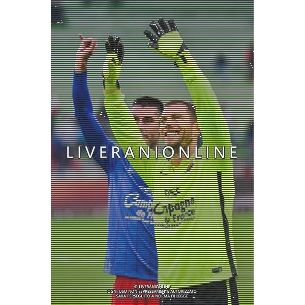Joie Remy VERCOUTRE / Julien FERET - 04.10.2015 - Caen / Saint Etienne - Ligue 1 - 9e journee Photo: Dave Winter / Icon Sport AG ALDO LIVERANI SAS ONLY ITALY