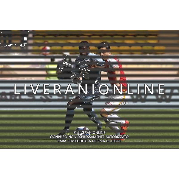 Bernardo Silva / Abdoulaye Doucoure - 04.10.2015 - Monaco / Rennes - 9eme journee de Ligue 1 Photo : Serge Haouzi / Icon Sport AG ALDO LIVERANI SAS ONLY ITALY