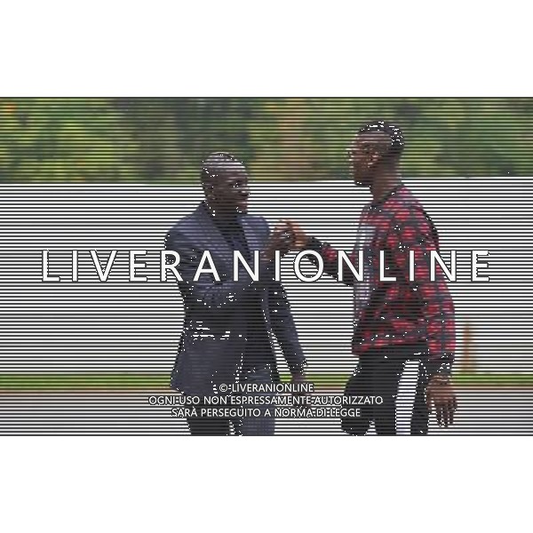 Mamadou SAKHO / Paul POGBA - 05.10.2015 - Arrivee des joueurs - Equipe de France -Clairefontaine Photo: Dave Winter / Icon Sport/Agenzia Aldo Liverani S.a.s. - ITALY ONLY - EDITORIAL USE ONLY