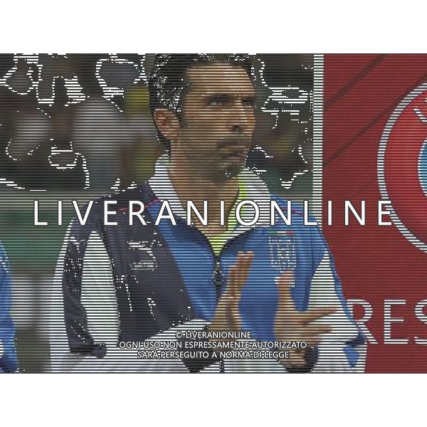 6-9-15 Palermo : italia - bulgaria Qualificazioni europei 2016 Nella foto: buffon gianluigi GIUSEPPE SERGI/AG ALDO LIVERANI SAS 