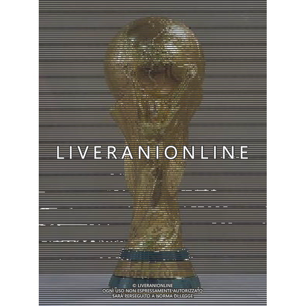 Esposizione delle quattro coppe del mondo vinte dalla nazionale Italiana nel 1934-1938-1982-2006 Roma - 06.10.2015 Nella Foto:Esposizione delle quattro coppe del mondo vinte dalla nazionale Italiana nel 1934-1938-1982-2006 /Ag. Aldo Liverani