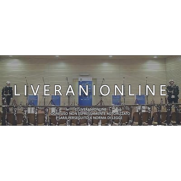 Esposizione delle quattro coppe del mondo vinte dalla nazionale Italiana nel 1934-1938-1982-2006 Roma - 06.10.2015 Nella Foto:Esposizione delle quattro coppe del mondo vinte dalla nazionale Italiana nel 1934-1938-1982-2006 /Ag. Aldo Liverani