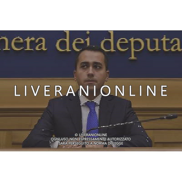 Roma - 07/10/2015 - Sala Stampa Montecitorio - Conferenza stampa del M5S sul dissesto idrogeologico - nella foto: Luigi Di Maio / Ph. Fabrizio Corradetti - Ag. Aldo Liverani Sas