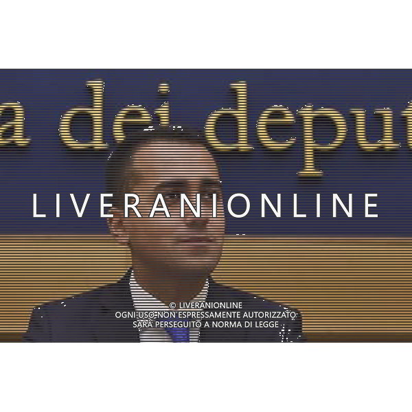 Roma - 07/10/2015 - Sala Stampa Montecitorio - Conferenza stampa del M5S sul dissesto idrogeologico - nella foto: Luigi Di Maio / Ph. Fabrizio Corradetti - Ag. Aldo Liverani Sas