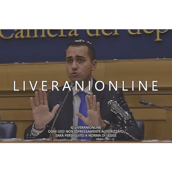 Roma - 07/10/2015 - Sala Stampa Montecitorio - Conferenza stampa del M5S sul dissesto idrogeologico - nella foto: Luigi Di Maio / Ph. Fabrizio Corradetti - Ag. Aldo Liverani Sas