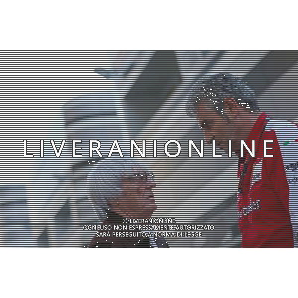 (L to R): Bernie Ecclestone (GBR) with Maurizio Arrivabene (ITA) Ferrari Team Principal. 08.10.2015. Formula 1 World Championship, Rd 15, Russian Grand Prix, Sochi Autodrom, Sochi, Russia, Preparation Day. - www.xpbimages.com, EMail: requests@xpbimages.com - copy of publication required for printed pictures. Every used picture is fee-liable. © Copyright: Batchelor / XPB Images /Agenzia Aldo Liverani s.a.s.