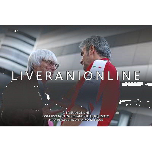 (L to R): Bernie Ecclestone (GBR) with Maurizio Arrivabene (ITA) Ferrari Team Principal. 08.10.2015. Formula 1 World Championship, Rd 15, Russian Grand Prix, Sochi Autodrom, Sochi, Russia, Preparation Day. - www.xpbimages.com, EMail: requests@xpbimages.com - copy of publication required for printed pictures. Every used picture is fee-liable. © Copyright: Batchelor / XPB Images /Agenzia Aldo Liverani s.a.s.