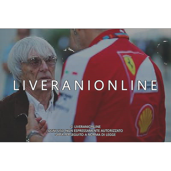 (L to R): Bernie Ecclestone (GBR) with Maurizio Arrivabene (ITA) Ferrari Team Principal. 08.10.2015. Formula 1 World Championship, Rd 15, Russian Grand Prix, Sochi Autodrom, Sochi, Russia, Preparation Day. - www.xpbimages.com, EMail: requests@xpbimages.com - copy of publication required for printed pictures. Every used picture is fee-liable. © Copyright: Batchelor / XPB Images /Agenzia Aldo Liverani s.a.s.