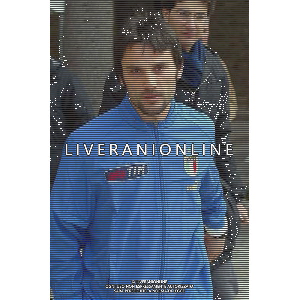 Coverciano 07/02/2005 Raduno e Conferenza Stampa Nazionale Italiana Calcio nella foto Vincenzo Montella ph gianni nucci/agenzia aldo liverani