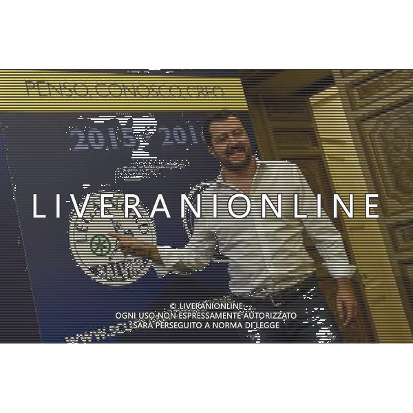 Roma - 09/10/2015 - Palazzo Rospigliosi - Presentazione della Scuola di formazione politica - nella foto: Matteo Salvini / Ph. Fabrizio Corradetti - Ag. Aldo Liverani Sas