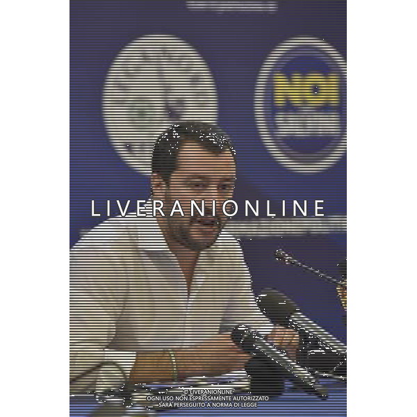 Roma - 09/10/2015 - Palazzo Rospigliosi - Presentazione della Scuola di formazione politica - nella foto: Matteo Salvini / Ph. Fabrizio Corradetti - Ag. Aldo Liverani Sas
