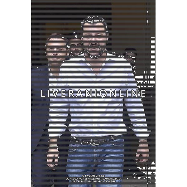 Roma - 09/10/2015 - Palazzo Rospigliosi - Presentazione della Scuola di formazione politica - nella foto: Matteo Salvini / Ph. Fabrizio Corradetti - Ag. Aldo Liverani Sas
