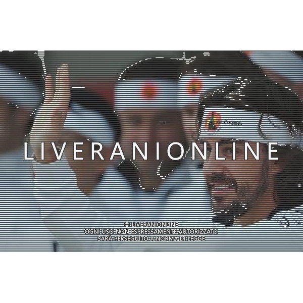 Fernando Alonso (ESP) McLaren celebrates his 250th GP. 09.10.2015. Formula 1 World Championship, Rd 15, Russian Grand Prix, Sochi Autodrom, Sochi, Russia, Practice Day. - www.xpbimages.com, EMail: requests@xpbimages.com - copy of publication required for printed pictures. Every used picture is fee-liable. © Copyright: Charniaux / XPB Images /Agenzia Aldo Liverani s.a.s.