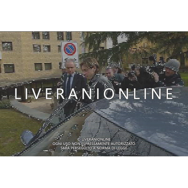 Coverciano 07/02/2005 Raduno e Conferenza Stampa Nazionale Italiana Calcio nella foto Antonio cassano lascia il ritiro per infortunio ph gianni nucci/agenzia aldo liverani