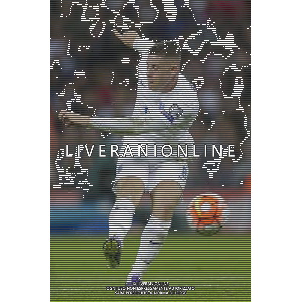 EnglandÕs Ross Barkley gets a shot in Photographer Craig Mercer/CameraSport International Football - UEFA EURO 2016 - European Qualifiers Group E - England v Estonia - Friday 9th October 2015 - Wembley Stadium - London © CameraSport - 43 Linden Ave. Countesthorpe. Leicester. England. LE8 5PG - Tel: +44 (0) 116 277 4147 - admin@camerasport.com - www.camerasport.com /Agenzia Aldo Liverani s.a.s.