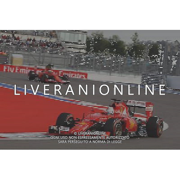 Sebastian Vettel (GER) Ferrari SF15-T. 10.10.2015. Formula 1 World Championship, Rd 15, Russian Grand Prix, Sochi Autodrom, Sochi, Russia, Qualifying Day. - www.xpbimages.com, EMail: requests@xpbimages.com - copy of publication required for printed pictures. Every used picture is fee-liable. © Copyright: Photo4 / XPB Images /Agenzia Aldo Liverani s.a.s.