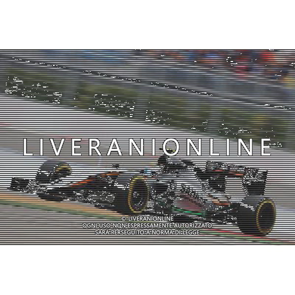 Sergio Perez (MEX) Sahara Force India F1 VJM08. 11.10.2015. Formula 1 World Championship, Rd 15, Russian Grand Prix, Sochi Autodrom, Sochi, Russia, Race Day. - www.xpbimages.com, EMail: requests@xpbimages.com - copy of publication required for printed pictures. Every used picture is fee-liable. © Copyright: Charniaux / XPB Images /Agenzia Aldo Liverani s.a.s.