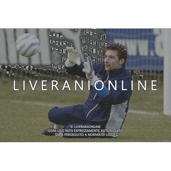 Coverciano 07/02/2005 Raduno e Allenamento Nazionale Italiana Calcio nella foto morgan de sanctis ph gianni nucci/agenzia aldo liverani
