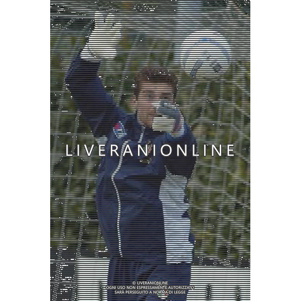 Coverciano 07/02/2005 Raduno e Allenamento Nazionale Italiana Calcio nella foto morgan de sanctis ph gianni nucci/agenzia aldo liverani