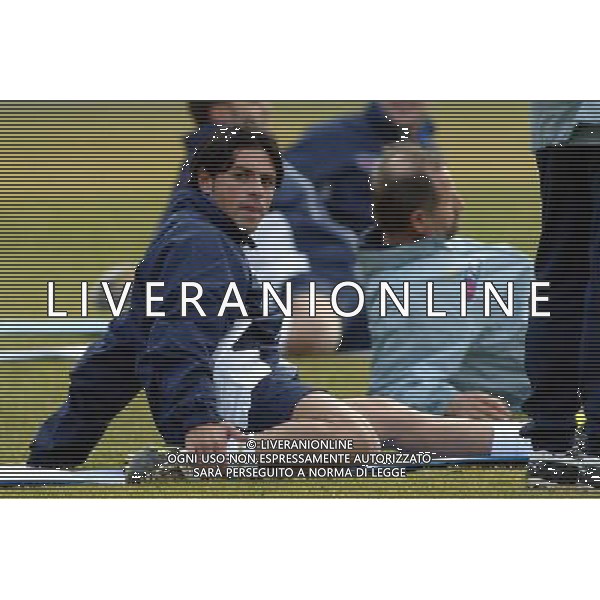 Coverciano 07/02/2005 Raduno e Allenamento Nazionale Italiana Calcio nella foto mauro esposito ph gianni nucci/agenzia aldo liverani
