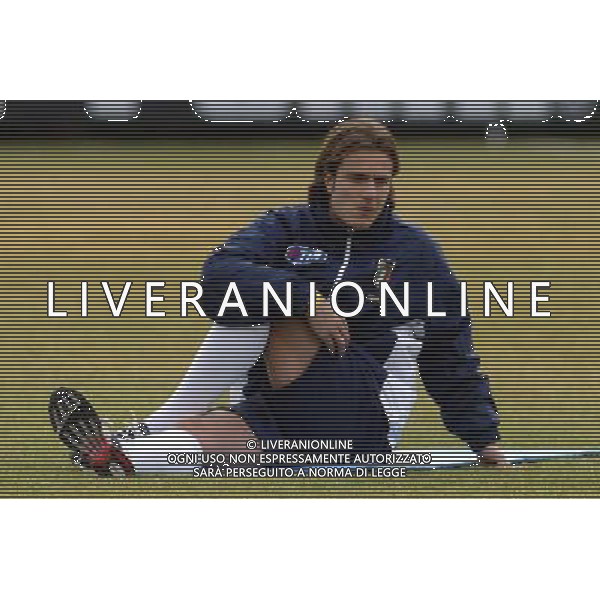 Coverciano 07/02/2005 Raduno e Allenamento Nazionale Italiana Calcio nella foto alberto gilardino ph gianni nucci/agenzia aldo liverani