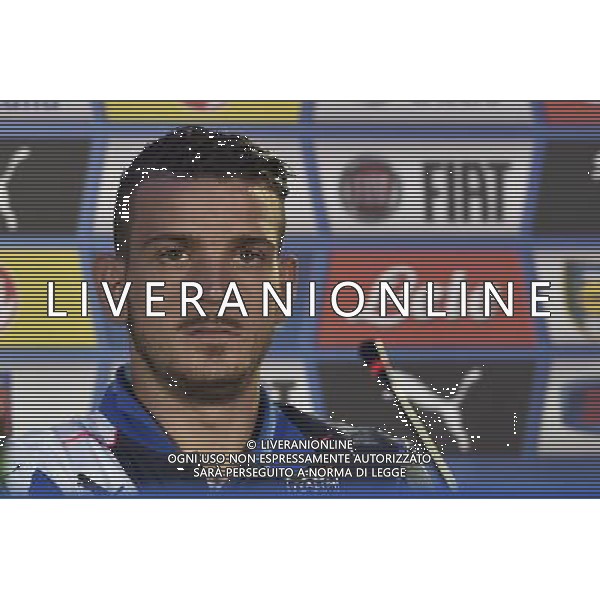 Roma - 11/10/2015 - Stadio Olimpico - Casa Italia Village - Conferenza presentazione Italia vs Norvegia - nella foto: Alessandro Florenzi / Ph. Fabrizio Corradetti - Ag. Aldo Liverani Sas