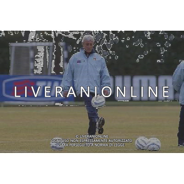Coverciano 07/02/2005 Raduno e Allenamento Nazionale Italiana Calcio nella foto Marcello Lippi ph gianni nucci/agenzia aldo liverani