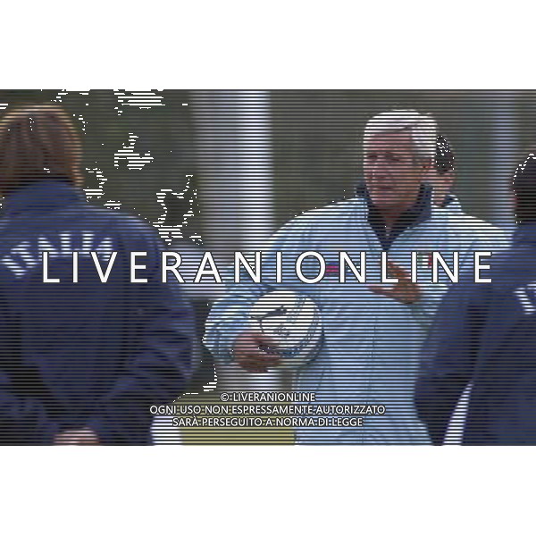 Coverciano 07/02/2005 Raduno e Allenamento Nazionale Italiana Calcio nella foto Marcello Lippi ph gianni nucci/agenzia aldo liverani