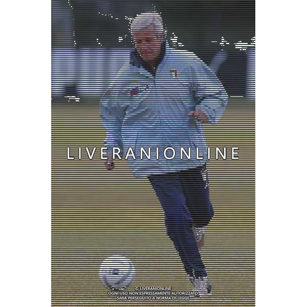 Coverciano 07/02/2005 Raduno e Allenamento Nazionale Italiana Calcio nella foto Marcello Lippi ph gianni nucci/agenzia aldo liverani