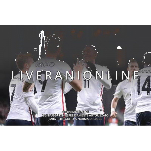 joie Anthony MARTIAL / Olivier GIROUD - 11.10.2015 - Danemark / France - Match amical Photo : Nolwenn Le Gouic / Icon Sport AG ALDO LIVERANI SAS ONLY ITALY