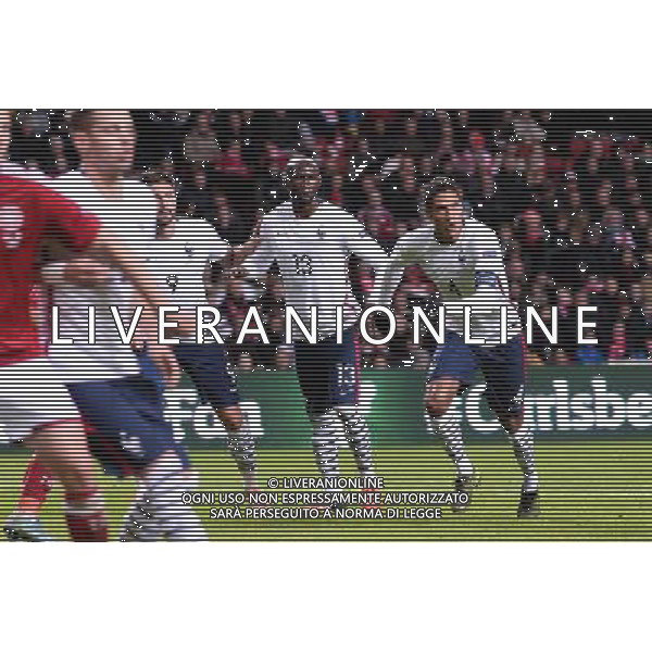 Raphael VARANE / Eliaquim MANGALA - 11.10.2015 - Danemark / France - Match amical Photo : Nolwenn Le Gouic / Icon Sport AG ALDO LIVERANI SAS ONLY ITALY