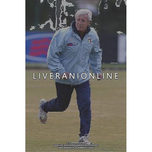 Coverciano 07/02/2005 Raduno e Allenamento Nazionale Italiana Calcio nella foto Marcello Lippi ph gianni nucci/agenzia aldo liverani