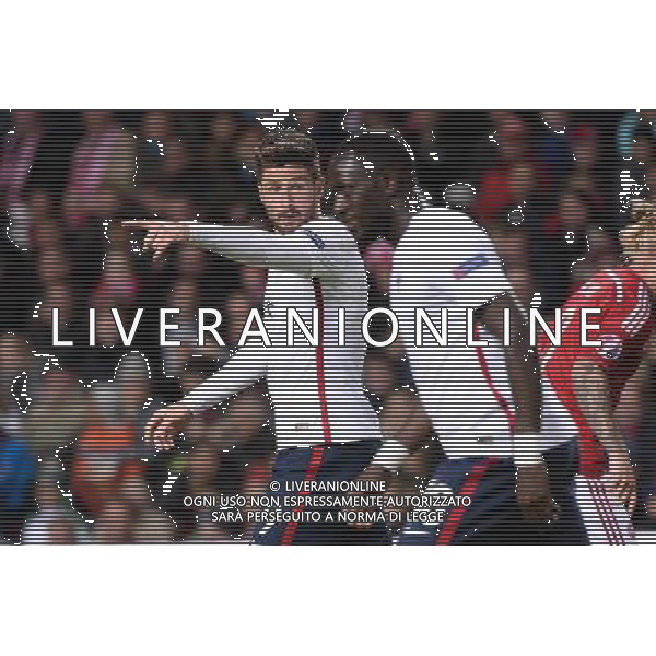 Olivier GIROUD / Moussa SISSOKO - 11.10.2015 - Danemark / France - Match amical Photo : Nolwenn Le Gouic / Icon Sport AG ALDO LIVERANI SAS ONLY ITALY