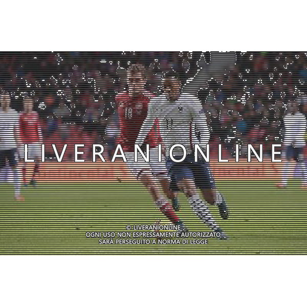 Anthony MARTIAL / Jakob POULSEN - 11.10.2015 - Danemark / France - Match amical Photo : Nolwenn Le Gouic / Icon Sport AG ALDO LIVERANI SAS ONLY ITALY
