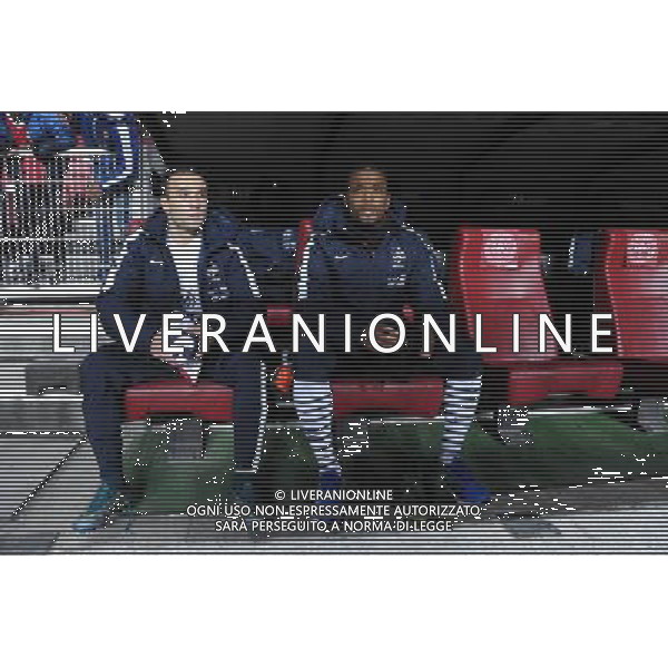 Patrice EVRA / Mathieu VALBUENA - 11.10.2015 - Danemark / France - Match amical Photo : Nolwenn Le Gouic / Icon Sport AG ALDO LIVERANI SAS ONLY ITALY