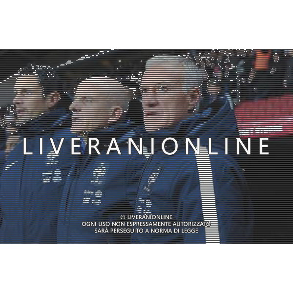 Guy STEPHAN / Didier DESCHAMPS / Franck RAVIOT - 11.10.2015 - Danemark / France - Match amical Photo : Nolwenn Le Gouic / Icon Sport AG ALDO LIVERANI SAS ONLY ITALY