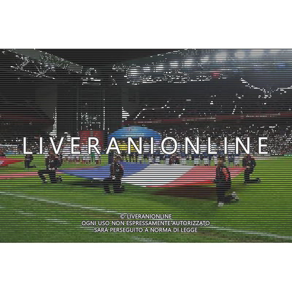 vue generale Parken Stadium - hymnes - 11.10.2015 - Danemark / France - Match amical Photo : Nolwenn Le Gouic / Icon Sport AG ALDO LIVERANI SAS ONLY ITALY
